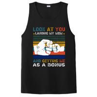 Look At You Landing My Mom Getting Me As A Bonus Funny Dad PosiCharge Competitor Tank