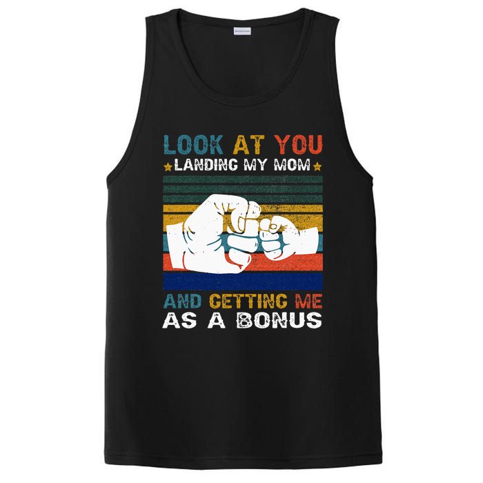 Look At You Landing My Mom Getting Me As A Bonus Funny Dad PosiCharge Competitor Tank