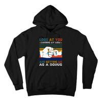 Look At You Landing My Mom Getting Me As A Bonus Funny Dad Tall Hoodie