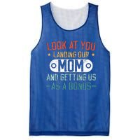 Look At You Landing Our Mom And Getting Us As A Bonus Mesh Reversible Basketball Jersey Tank