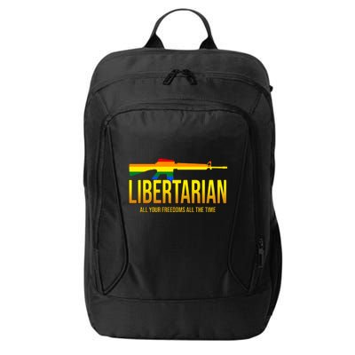 Libertarian All Your Freedoms All The Time City Backpack