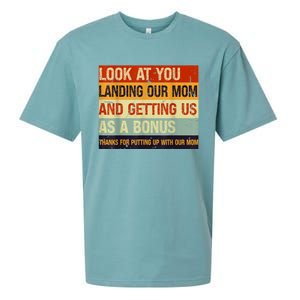 Look At You Landing Our Mom And Getting Us As A Bonus Sueded Cloud Jersey T-Shirt