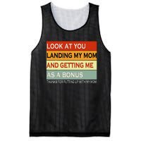 look at you landing my mom and getting me as a bonus gifts Mesh Reversible Basketball Jersey Tank