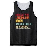 Look At You Landing Our Mom And Getting Us As A Bonus Mesh Reversible Basketball Jersey Tank