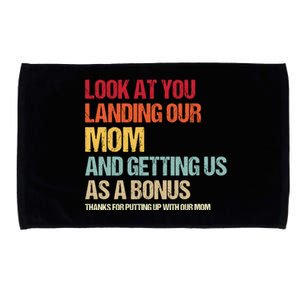 Look At You Landing Our Mom And Getting Us As A Bonus Microfiber Hand Towel