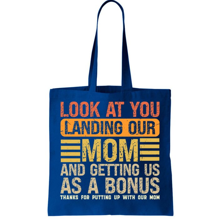 Look At You Landing Our Mom And Getting Us As A Bonus Tote Bag