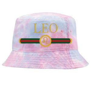 Leo AF Zodiac Astrology Birthday Gift Horoscope Tie-Dyed Bucket Hat