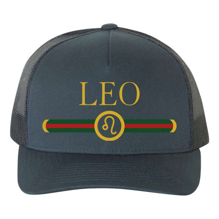 Leo AF Zodiac Astrology Birthday Gift Horoscope Yupoong Adult 5-Panel Trucker Hat