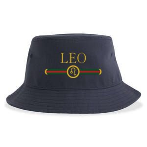 Leo AF Zodiac Astrology Birthday Gift Horoscope Sustainable Bucket Hat