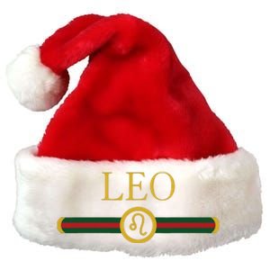 Leo AF Zodiac Astrology Birthday Gift Horoscope Premium Christmas Santa Hat