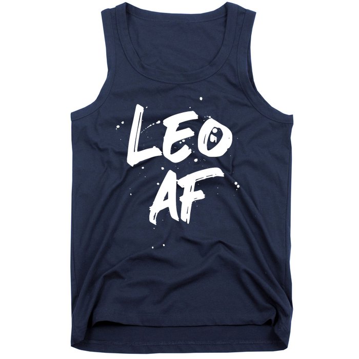 Leo AF Zodiac Sign Horoscope Birthday Tank Top