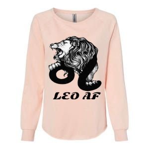 Leo Af Zodiac Birthday Gifts Womens California Wash Sweatshirt