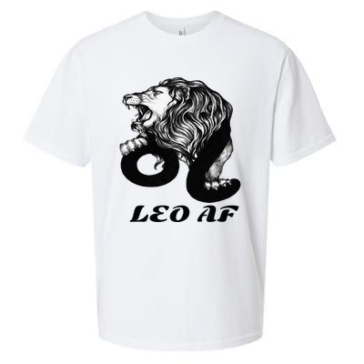 Leo Af Zodiac Birthday Gifts Sueded Cloud Jersey T-Shirt