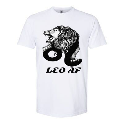 Leo Af Zodiac Birthday Gifts Softstyle CVC T-Shirt