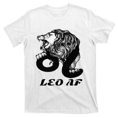 Leo Af Zodiac Birthday Gifts T-Shirt