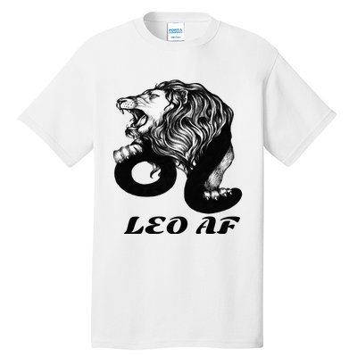 Leo Af Zodiac Birthday Gifts Tall T-Shirt