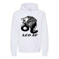 Leo Af Zodiac Birthday Gifts Premium Hoodie