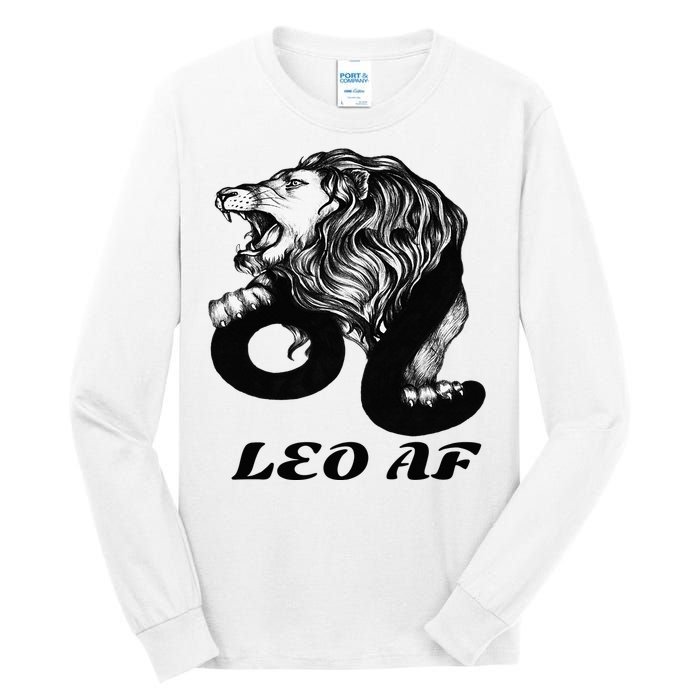 Leo Af Zodiac Birthday Gifts Tall Long Sleeve T-Shirt