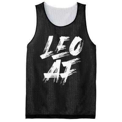 Leo AF Zodiac Sign Horoscope Astrology Birthday Mesh Reversible Basketball Jersey Tank