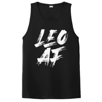 Leo AF Zodiac Sign Horoscope Astrology Birthday PosiCharge Competitor Tank