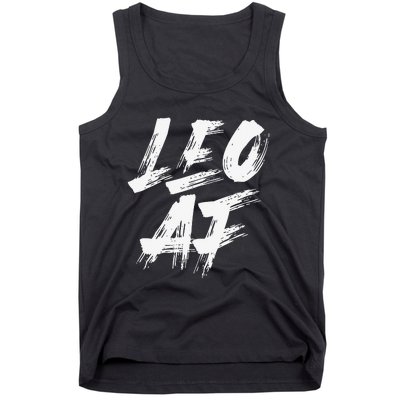 Leo AF Zodiac Sign Horoscope Astrology Birthday Tank Top