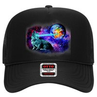 Lazer Cat Blasting In Space Trucker Hat