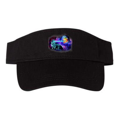 Lazer Cat Blasting In Space Visor