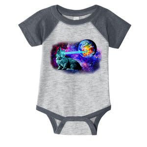 Lazer Cat Blasting In Space Infant Baby Jersey Bodysuit