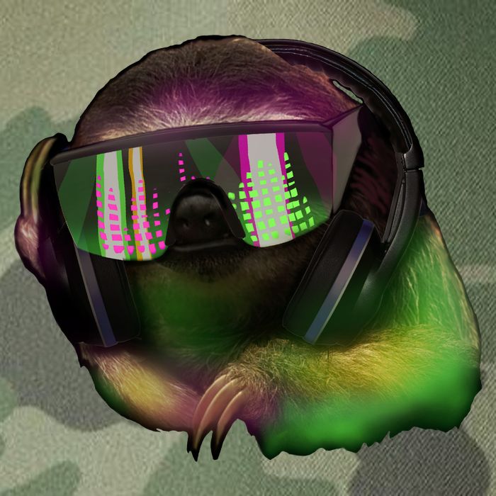 Lazy DJ Sloth Legacy Tie Dye Trucker Hat