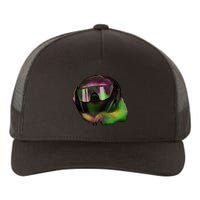 Lazy DJ Sloth Yupoong Adult 5-Panel Trucker Hat