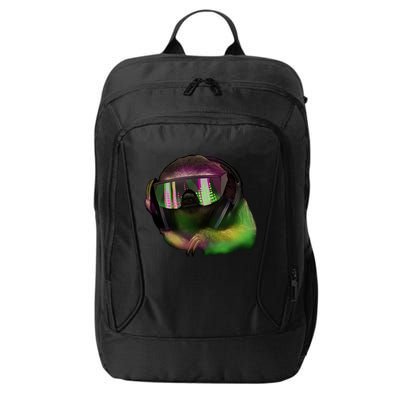 Lazy DJ Sloth City Backpack