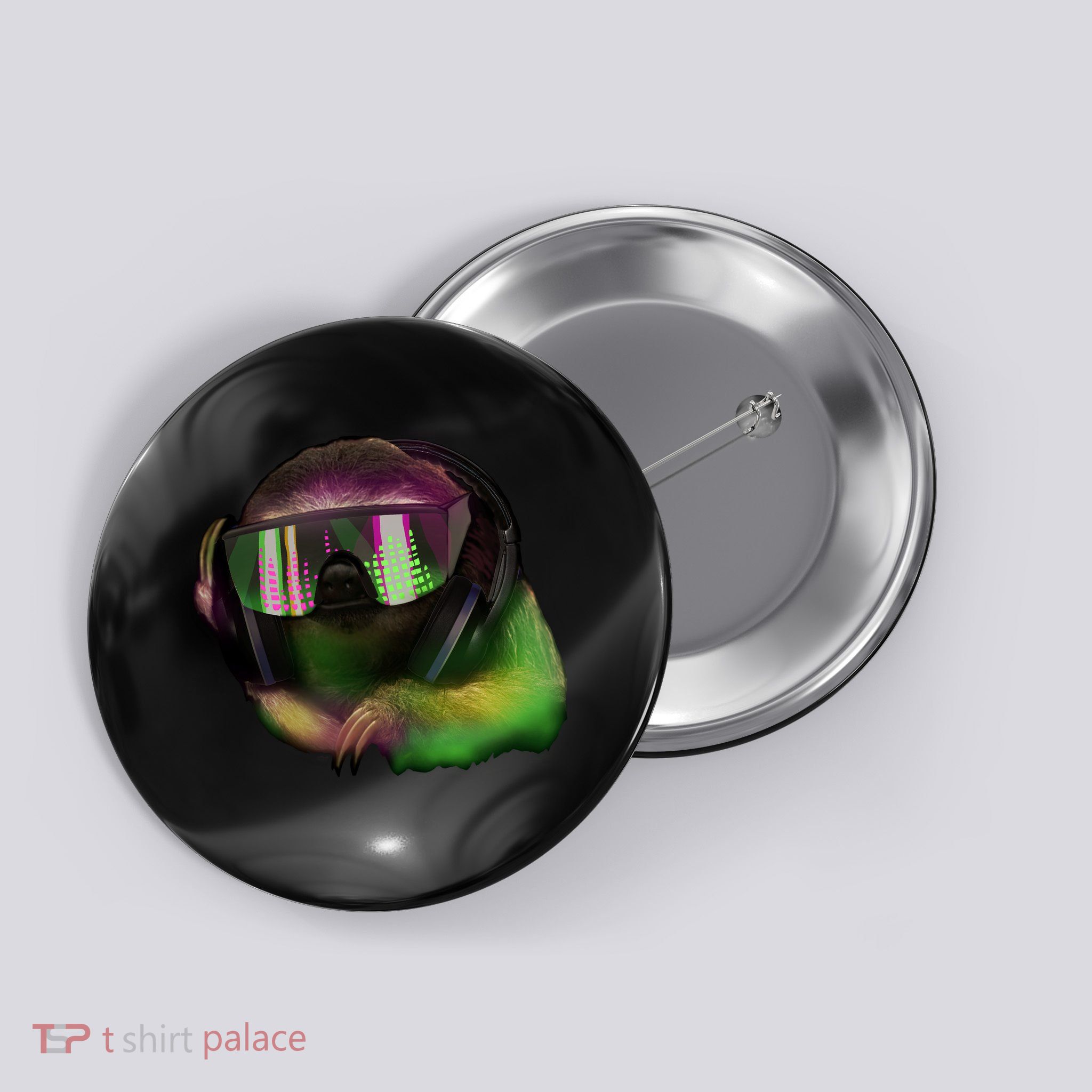 Lazy DJ Sloth Button