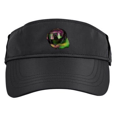 Lazy DJ Sloth Adult Drive Performance Visor