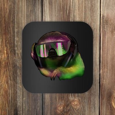 Lazy DJ Sloth Coaster