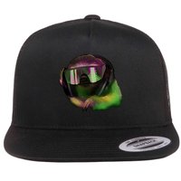 Lazy DJ Sloth Flatbill Hat