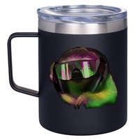Lazy DJ Sloth 12oz Stainless Steel Coffee Mug