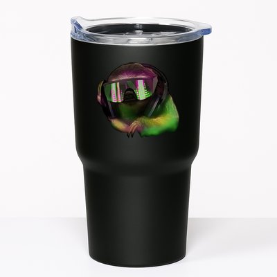 Lazy DJ Sloth Tumbler
