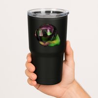 Lazy DJ Sloth Tumbler