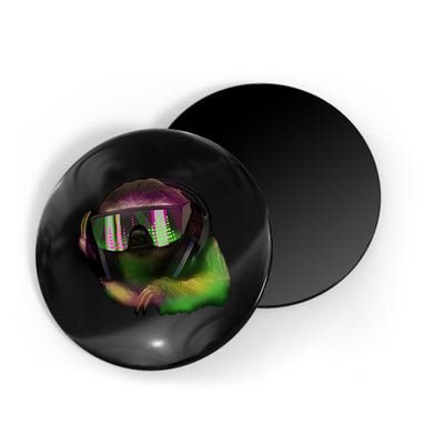 Lazy DJ Sloth Magnet