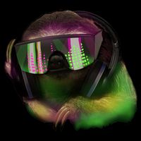 Lazy DJ Sloth Magnet