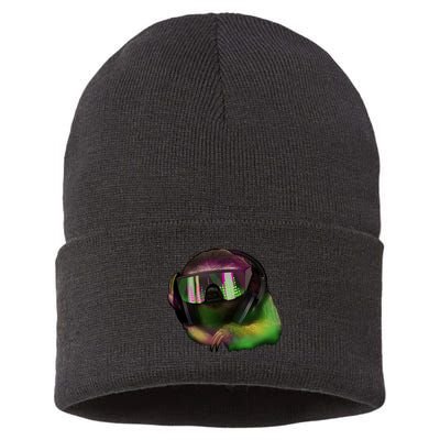 Lazy DJ Sloth Sustainable Knit Beanie