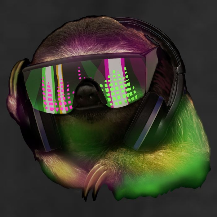 Lazy DJ Sloth 25L Jumbo Tote