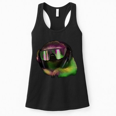 Lazy DJ Sloth Womens Tank Top
