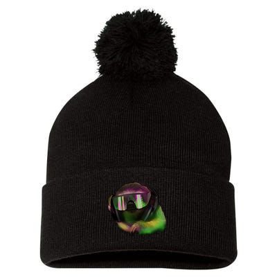 Lazy DJ Sloth Pom Pom 12in Knit Beanie