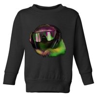Lazy DJ Sloth Toddler Sweatshirt