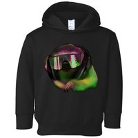 Lazy DJ Sloth Toddler Hoodie