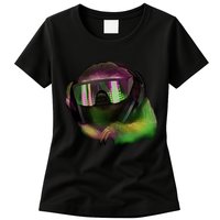 Lazy DJ Sloth Womens T-Shirt
