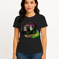 Lazy DJ Sloth Womens T-Shirt