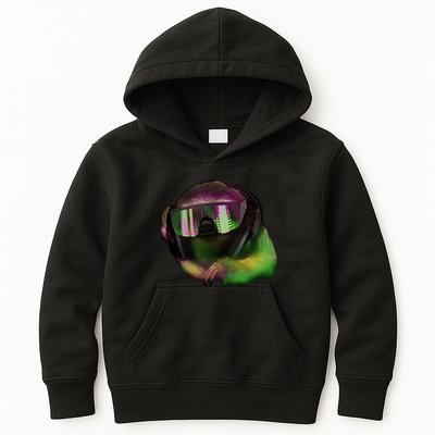 Lazy DJ Sloth Kids Hoodie