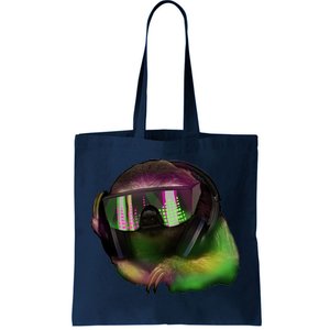 Lazy DJ Sloth Tote Bag